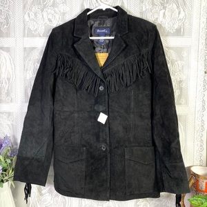 Denim & Co women’s leather jacket